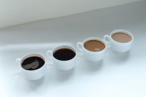 four cups of coffee