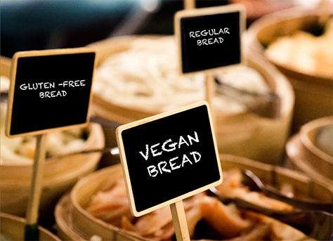 buffet table signs