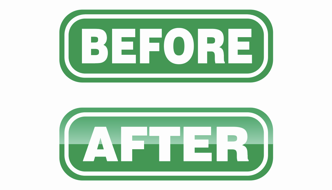matte sign versus gloss sign