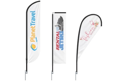 Custom flag banners