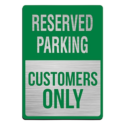 Brushed Dibond Sign