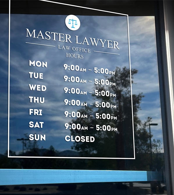 master lawyer law office hours of operation